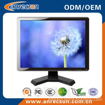 Square 12 inch CCTV LCD monitor for security